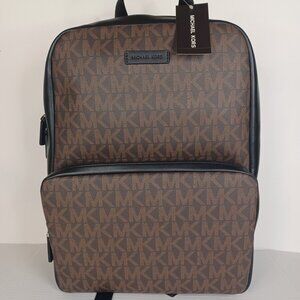 New Michael Kors Everett Backpack (Brown & Black)